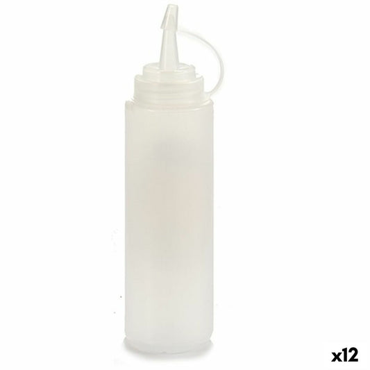Barattolo per Salse Trasparente Plastica 200 ml (12 Unità)