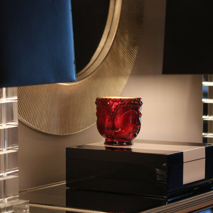 Elisabetta II | Buddha Royale in vetro rosso rubino in oro 24 carati 