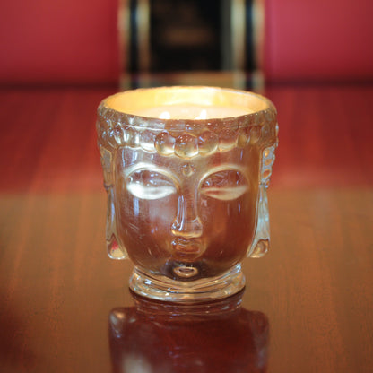 Creso | Buddha Royale in vetro trasparente oro 24 carati