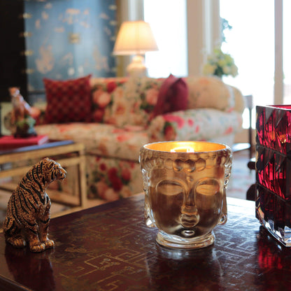 Creso | Buddha Royale in vetro trasparente oro 24 carati
