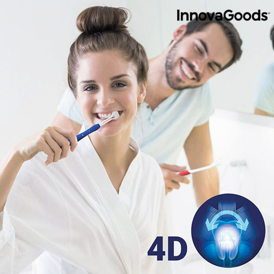 InnovaGoods 4D Toothbrush (Set of 2)