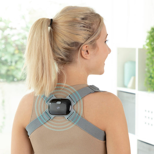 InnovaGoods® personal trainer di postura intelligente ricaricabile con vibrazione ViBack, migliora la postura corporea, con desi