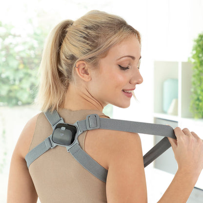 InnovaGoods® personal trainer di postura intelligente ricaricabile con vibrazione ViBack, migliora la postura corporea, con desi