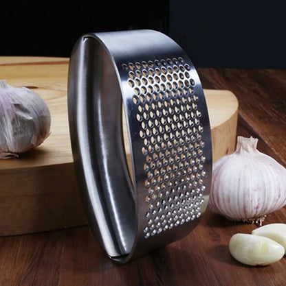 Manual Stainless Steel Garlic Crusher Grinder