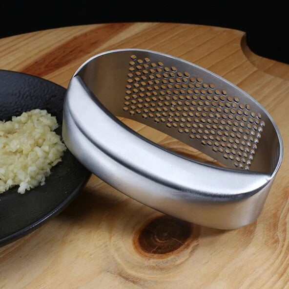 Manual Stainless Steel Garlic Crusher Grinder