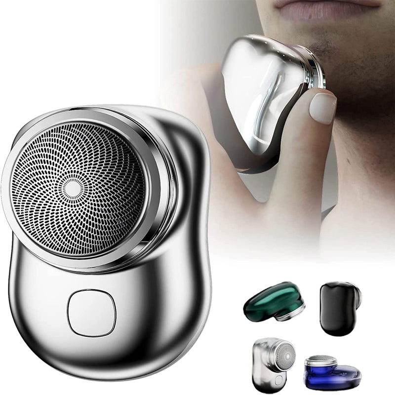 Compact Dual-Use Electric Razor - USB Rechargeable, Wet & Dry Painless Shaving, Ideal for Travel