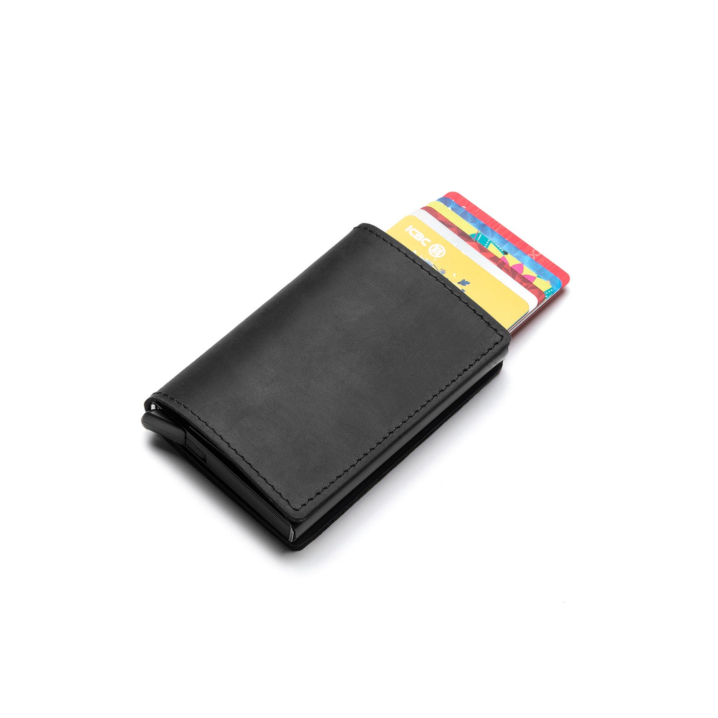 Anti-theft Swipe Men's Card Holder Multi-card Slot Credit Card Box