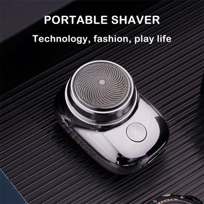 Compact Dual-Use Electric Razor - USB Rechargeable, Wet & Dry Painless Shaving, Ideal for Travel