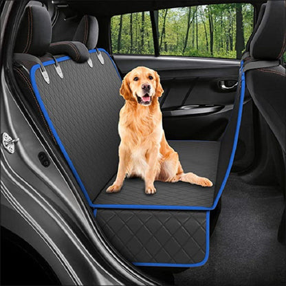 Coprisedile per auto per cani Visualizza Mesh Pet Carrier Amaca Protezione di sicurezza Tappetino per sedile posteriore per auto con cerniera e tasca per i viaggi