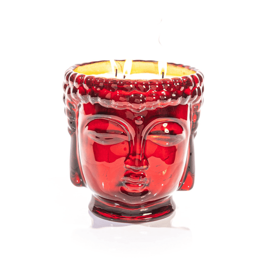 Elisabetta II | Buddha Royale in vetro rosso rubino in oro 24 carati 