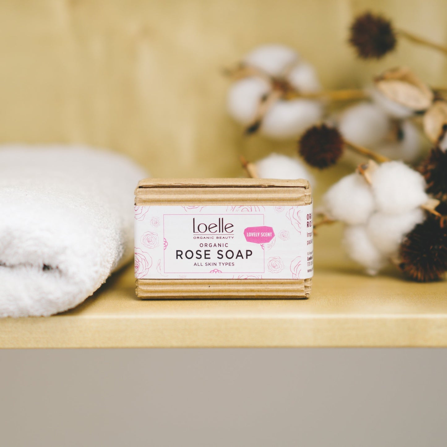Sapone alla rosa marocchina - tavoletta - 75 g