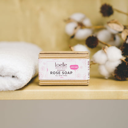 Sapone alla rosa marocchina - tavoletta - 75 g