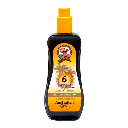 Tanning Oil Sunscreen Australian Gold SPF 6 (237 ml)