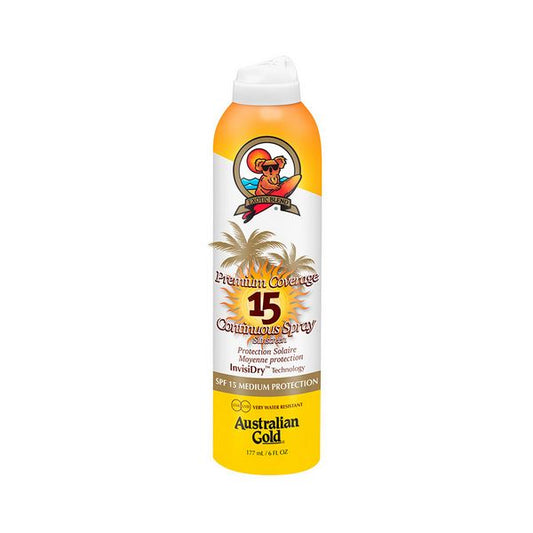 Spray Protettore Solare Copertura Premium Australian Gold SPF 15 (177 ml)