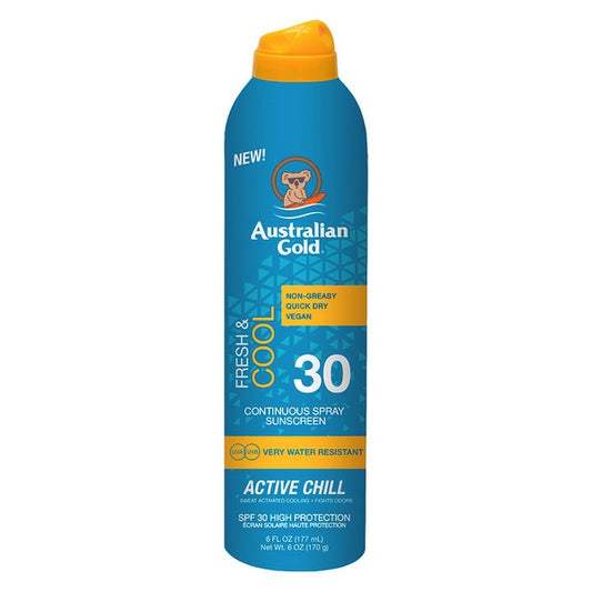 Spray Protettore Solare Fresh &amp; Cool Australian Gold Spf 30 (177 ml)