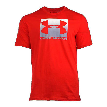 T-shirt a maniche corte da uomo BOXED SPORTSTYLE Under Armour 1329581 600 Rosso