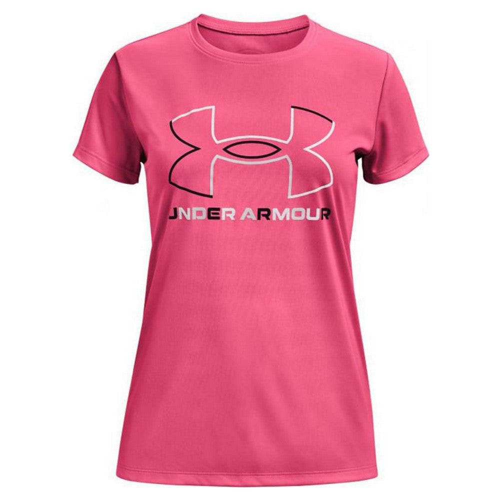 T-shirt a maniche corte da donna Under Armour Big Logo Rosa