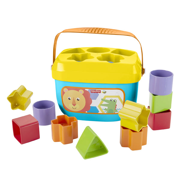 Cestino con mattoncini Mattel 10 pz (6+ mesi)