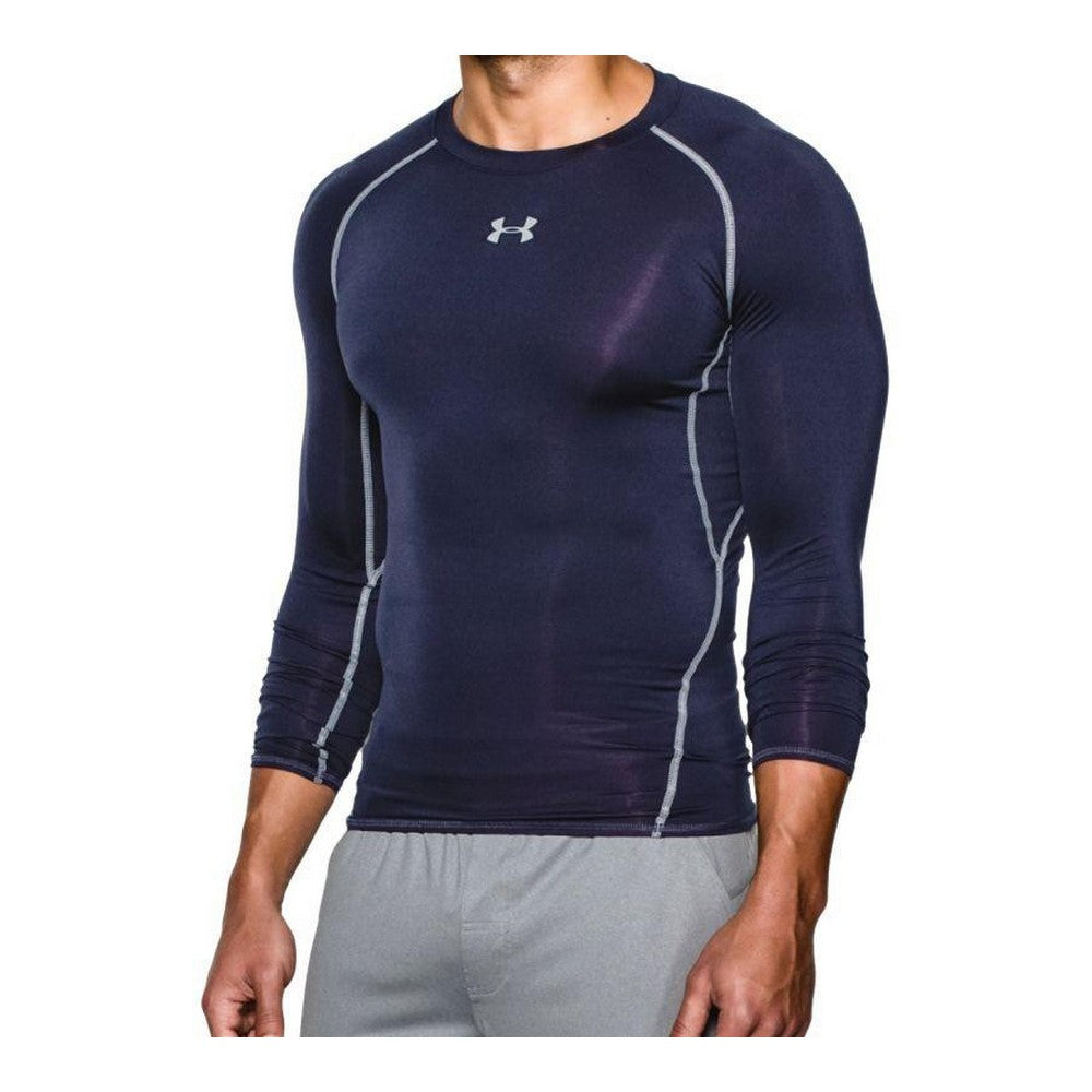 T-shirt a compressione a maniche lunghe da uomo Under Armour 1257471-410 Navy