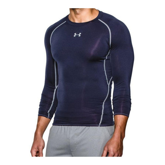 T-shirt a compressione a maniche lunghe da uomo Under Armour 1257471-410 Navy