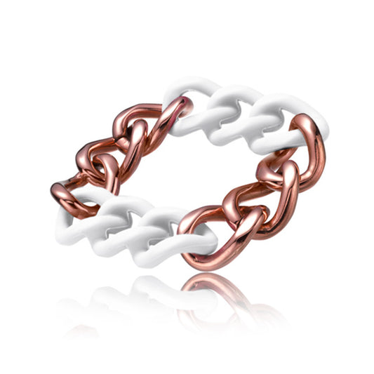Bracciale da donna Time Force TS5148BW Acciaio Bronzo Bianco