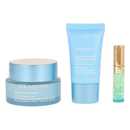 Cofanetto Cosmetico Unisex Hydra Essentiel Clarins (3 Pezzi)