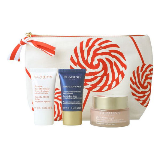 Cofanetto Cosmetici Donna MultiActive Jour Toutes Peaux Clarins (3 pz)