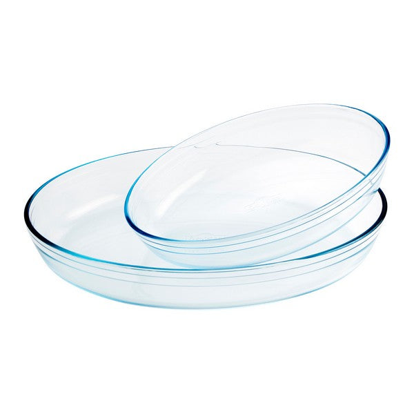 Set Pirole Da Forno Ô Cuisine Vetro Borosilicato Trasparente (2 pz)