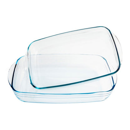 Set Pirofile Pyrex Classic Vetro Borosilicato Trasparente (2 pz)