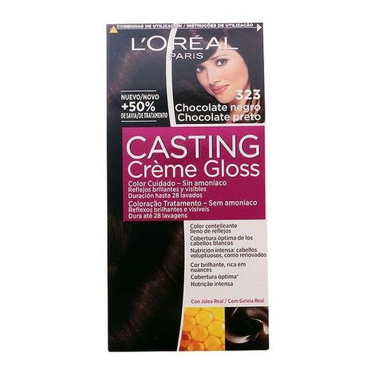 Tintura senza ammoniaca Casting Creme Gloss L'Oreal Make Up Cioccolato nero