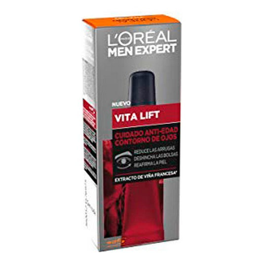 Contorno occhi L'Oréal Paris Men Expert - Vitalift Anti-età (15 ml) (Ricondizionato A+)