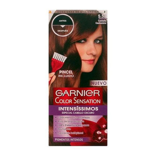 Tintura permanente Color Sensation Intensissimos Garnier Cashmere marrone