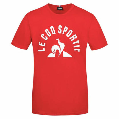 Maglietta a maniche corte da uomo Le coq sportif Bat Nº2 Rossa