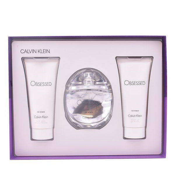 Set profumo da donna Obsessed For Women Calvin Klein (3 pezzi)