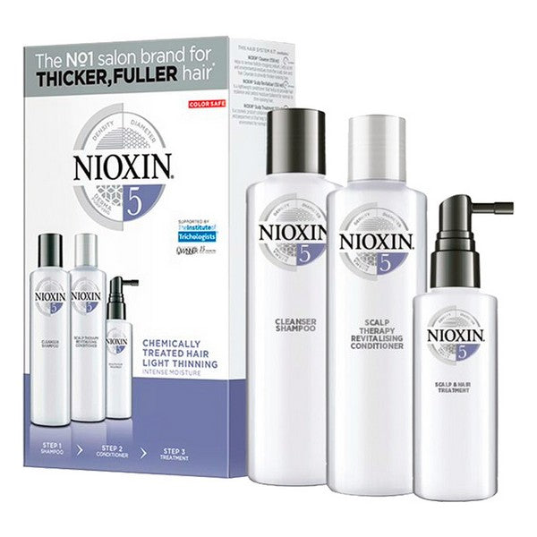 Set per Capelli unisex System 5 Nioxin (3 pz) Capelli colorati anticaduta