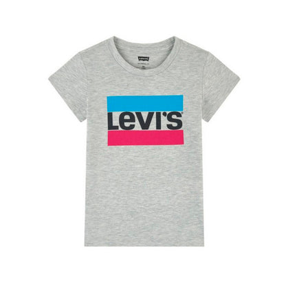 T-shirt a maniche corte per bambini Levi's Sportswear Logo Tee Grigia