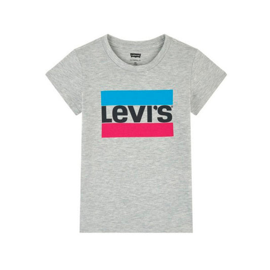 T-shirt a maniche corte per bambini Levi's Sportswear Logo Tee Grigia