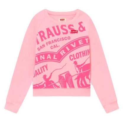 Felpa per bambini Levi's HIGH RISE RAGLAN