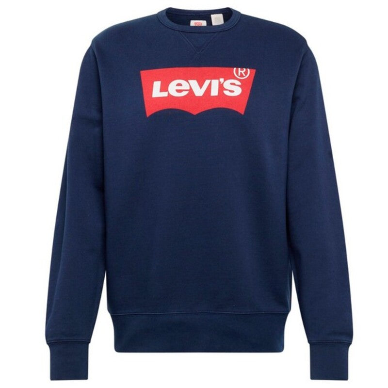 Felpa per bambini Levi's Box Tab Blu Navy Navy