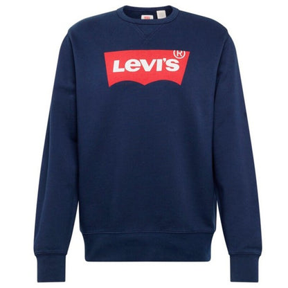 Felpa per bambini Levi's Box Tab Blu Navy Navy