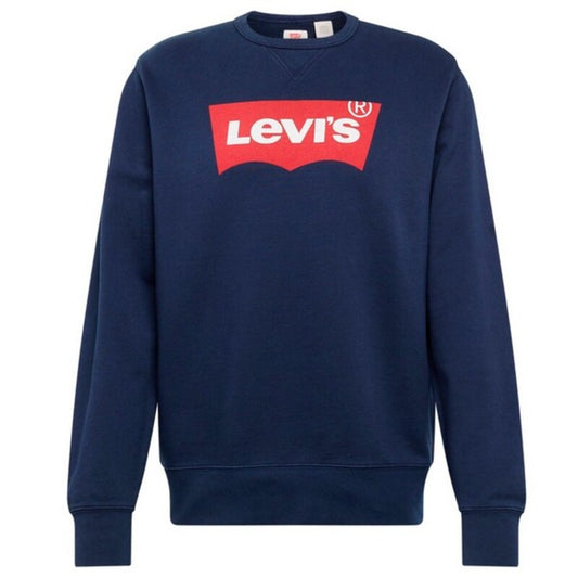 Felpa per bambini Levi's Box Tab Blu Navy Navy