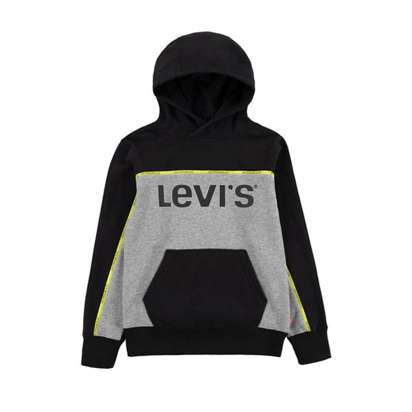 Felpa con cappuccio per bambini Levi's PULL OVER HOODY 9EB915 Grigia