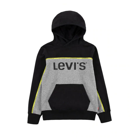 Felpa con cappuccio per bambini Levi's PULL OVER HOODY 9EB915 Grigia