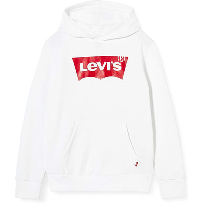 Felpa con cappuccio per bambini SS KNIT TOP Levi's 9E8778-001 Bianca