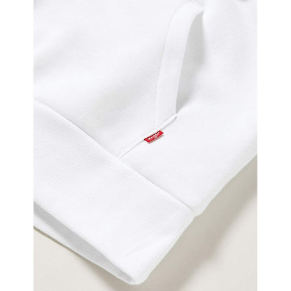 Felpa con cappuccio per bambini SS KNIT TOP Levi's 9E8778-001 Bianca