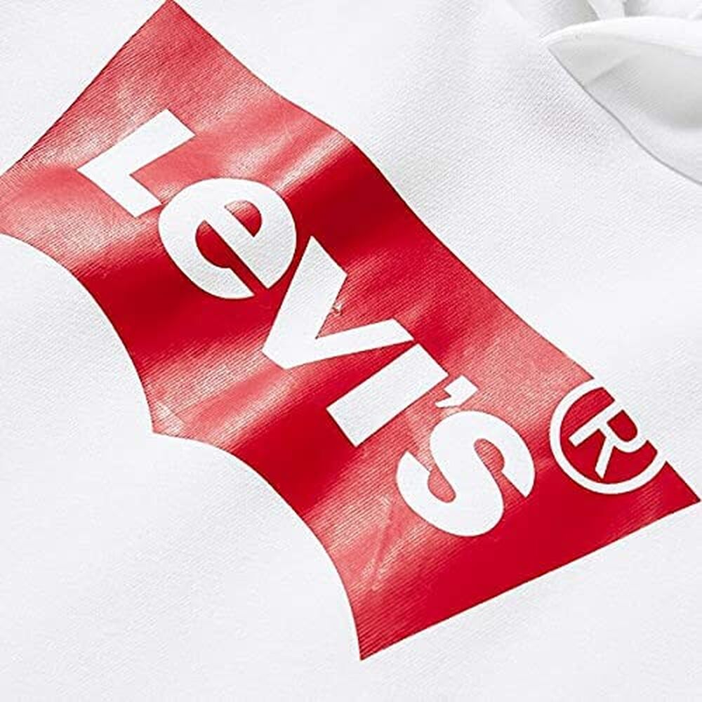 Felpa con cappuccio per bambini SS KNIT TOP Levi's 9E8778-001 Bianca