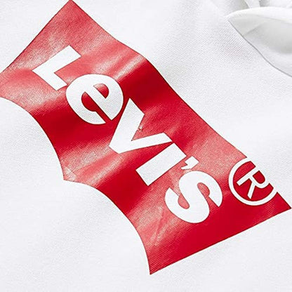 Felpa con cappuccio per bambini SS KNIT TOP Levi's 9E8778-001 Bianca