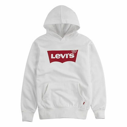 Felpa con cappuccio per bambini SS KNIT TOP Levi's 9E8778-001 Bianca