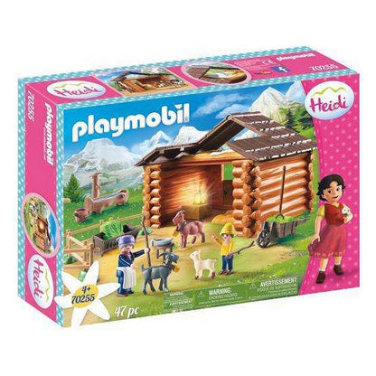 Playset Heidi Capra Stalla Playmobil 70255 (47 pz)
