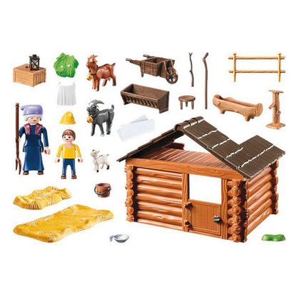 Playset Heidi Capra Stalla Playmobil 70255 (47 pz)